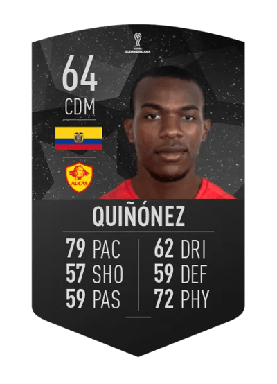 Jhonny Quiñónez CONMEBOL SUDAMERICANA 64 OVR