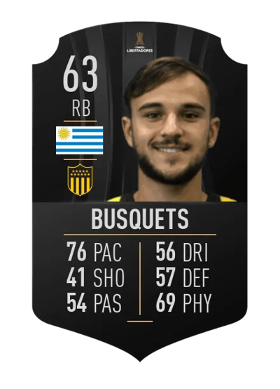 Ezequiel Busquets CONMEBOL LIBERTADORES 63 OVR