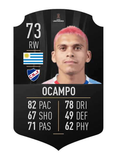 Brian Ocampo CONMEBOL LIBERTADORES 73 OVR