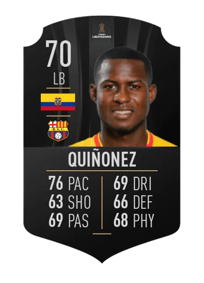 Leonel Quiñonez CONMEBOL LIBERTADORES 70 OVR