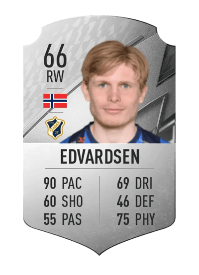 Oliver Valaker Edvardsen Rare 66 OVR