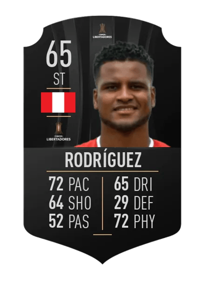 Aldair Rodríguez CONMEBOL LIBERTADORES 65 OVR