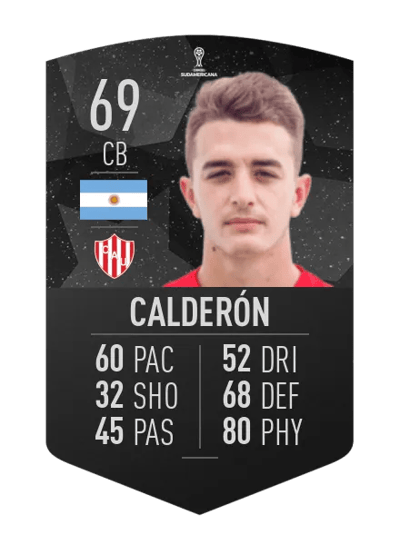 Franco Calderón CONMEBOL SUDAMERICANA 69 OVR