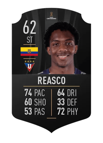 Djorkaeff Reasco CONMEBOL LIBERTADORES 62 OVR