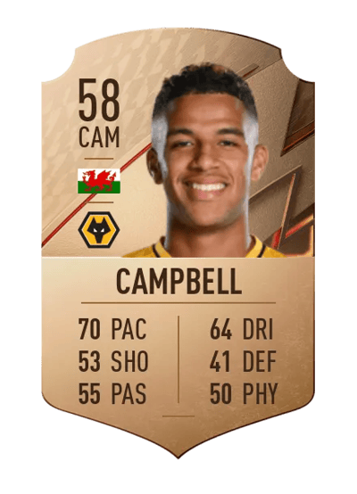 Chem Campbell Rare 58 OVR