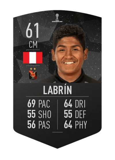 Pablo Labrín CONMEBOL SUDAMERICANA 61 OVR