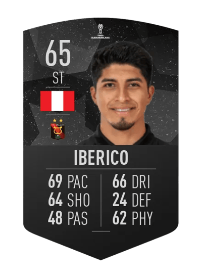 Luis Iberico CONMEBOL SUDAMERICANA 65 OVR