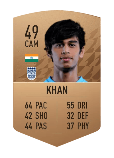 Asif Khan Common 49 OVR