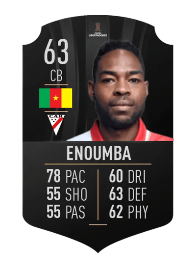Marc-Francois Enoumba CONMEBOL LIBERTADORES 63 OVR