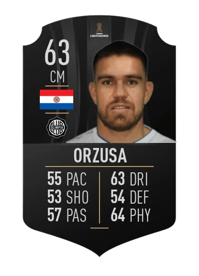 Edgardo Orzusa CONMEBOL LIBERTADORES 63 OVR
