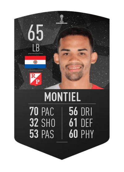 Carlos Montiel CONMEBOL SUDAMERICANA 65 OVR