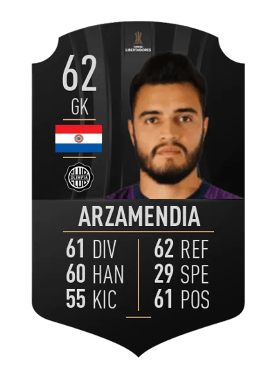 Marino Arzamendia CONMEBOL LIBERTADORES 62 OVR