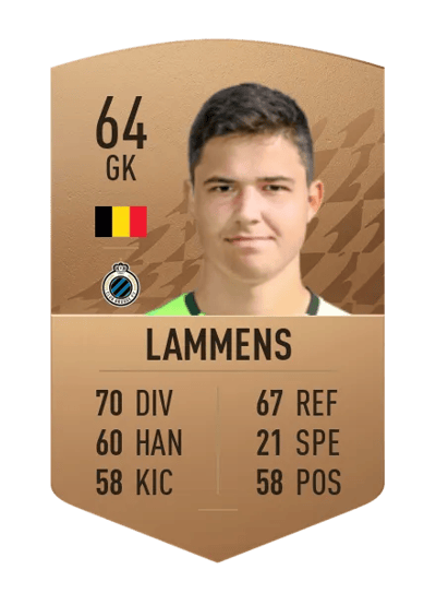 Senne Lammens Common 64 OVR