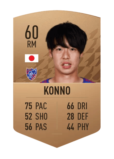 Kazuya Konno Common 60 OVR