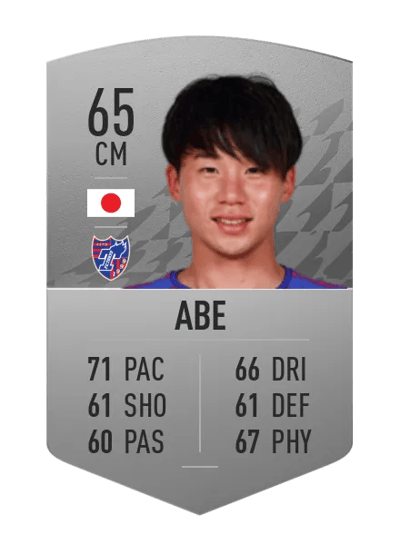 Shuto Abe Common 65 OVR