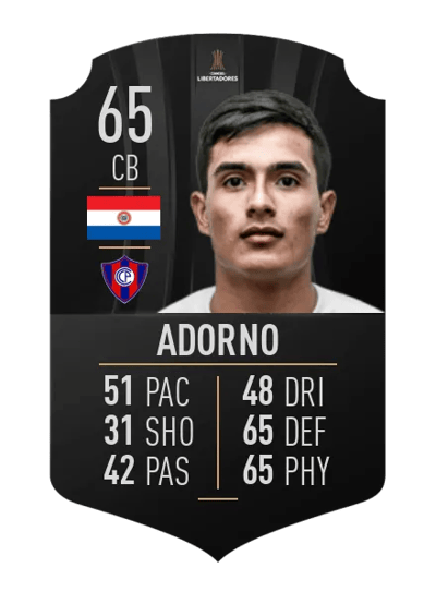 Pablo Adorno CONMEBOL LIBERTADORES 65 OVR