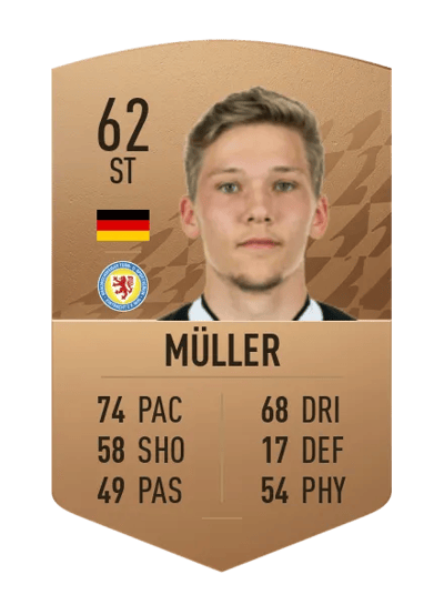 Sebastian Müller Common 62 OVR