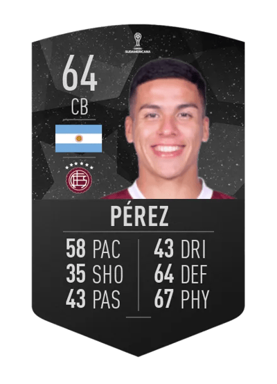 Matías Pérez CONMEBOL SUDAMERICANA 64 OVR