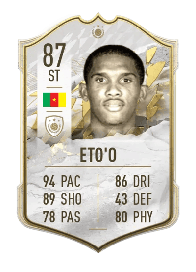 Samuel Eto'o Icon 87 OVR