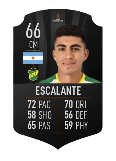 Lautaro Escalante CONMEBOL LIBERTADORES 66 OVR