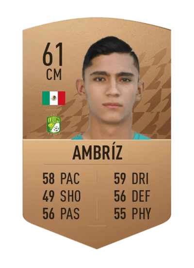 Fidel Ambríz Common 61 OVR