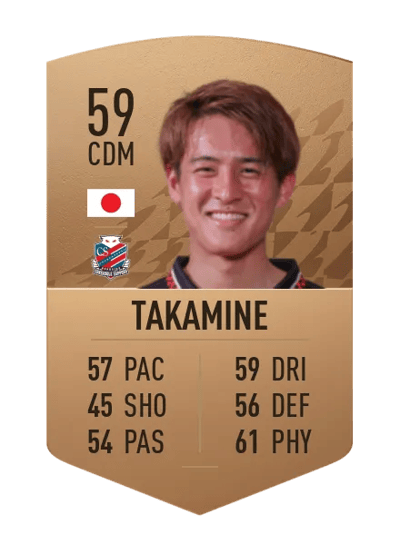 Tomoki Takamine Common 59 OVR
