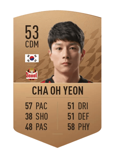 Cha Oh Yeon Common 53 OVR