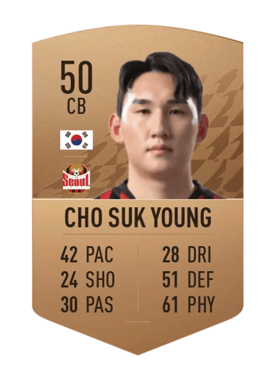 Cho Suk Young Common 50 OVR