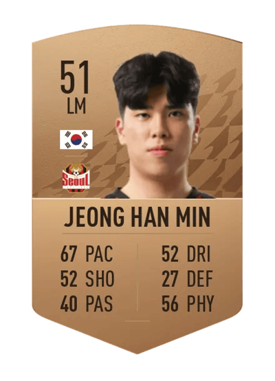 Jeong Han Min Common 51 OVR