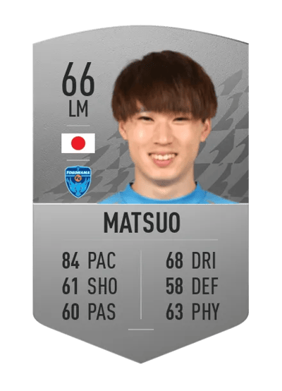 Yusuke Matsuo Common 66 OVR