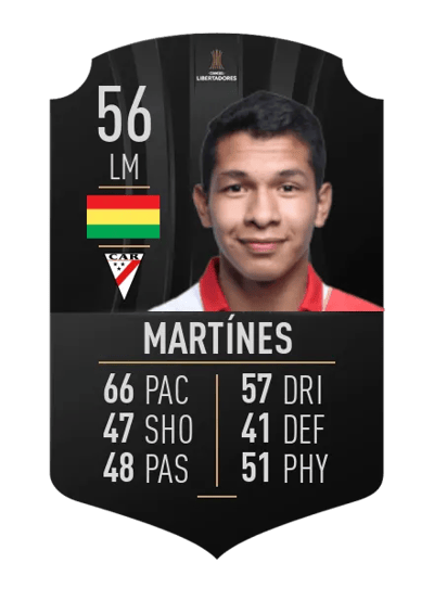 José Martínes CONMEBOL LIBERTADORES 56 OVR
