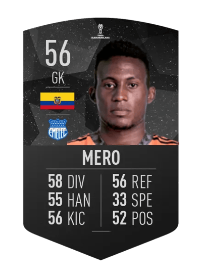 John Mero CONMEBOL SUDAMERICANA 56 OVR