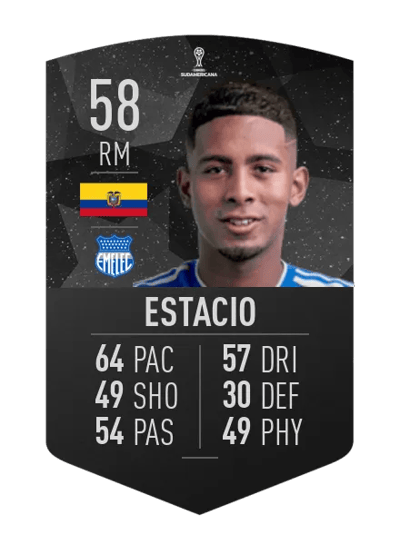 Silvano Estacio CONMEBOL SUDAMERICANA 58 OVR