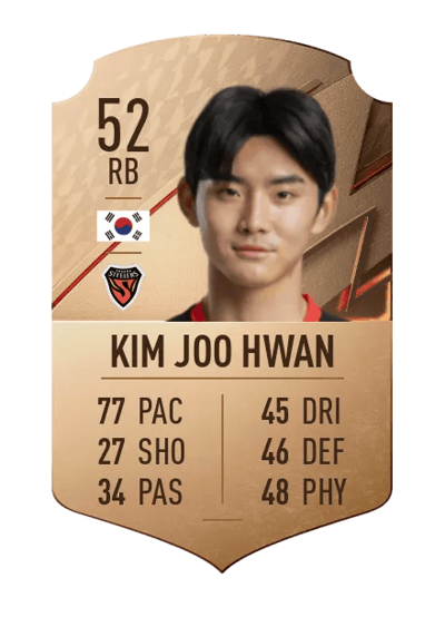Kim Joo Hwan Rare 52 OVR