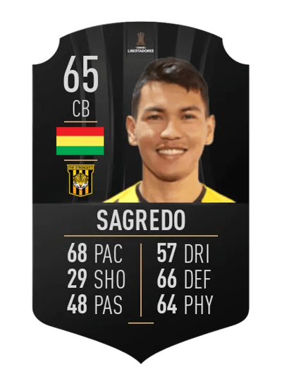 Jesús Sagredo CONMEBOL LIBERTADORES 65 OVR