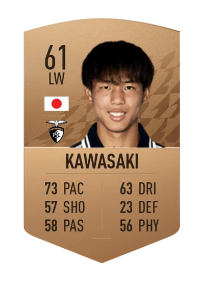 Shuhei Kawasaki Common 61 OVR