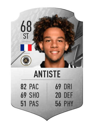 Janis Antiste Rare 68 OVR