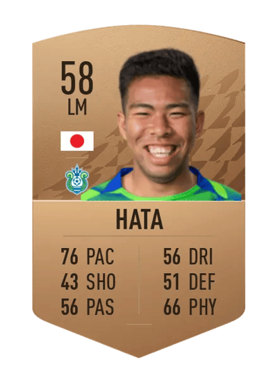 Taiga Hata Common 58 OVR