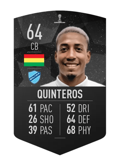 Jairo Quinteros CONMEBOL SUDAMERICANA 64 OVR