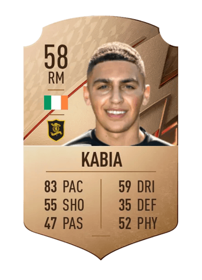Jaze Kabia Rare 58 OVR