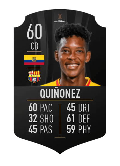Joshué Quiñonez CONMEBOL LIBERTADORES 60 OVR