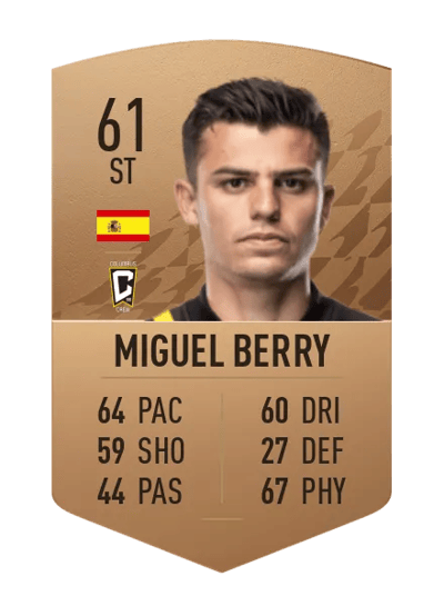 Miguel Berry Common 61 OVR