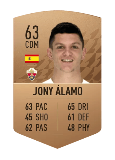 Jony Álamo Common 63 OVR