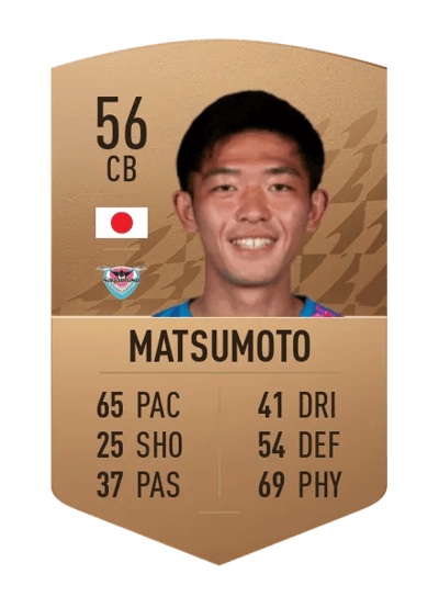 Daisuke Matsumoto Common 56 OVR