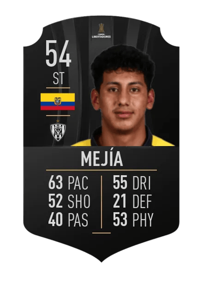 Adrián Mejía CONMEBOL LIBERTADORES 54 OVR