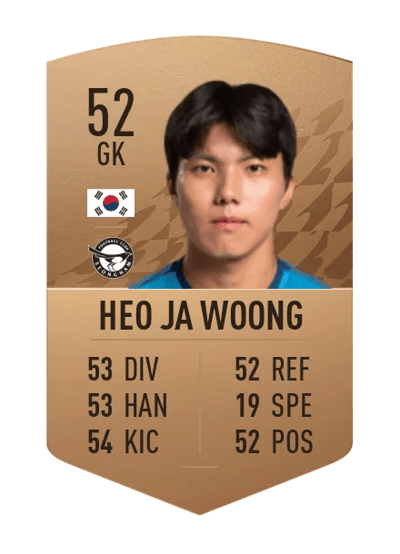 Heo Ja Woong Common 52 OVR