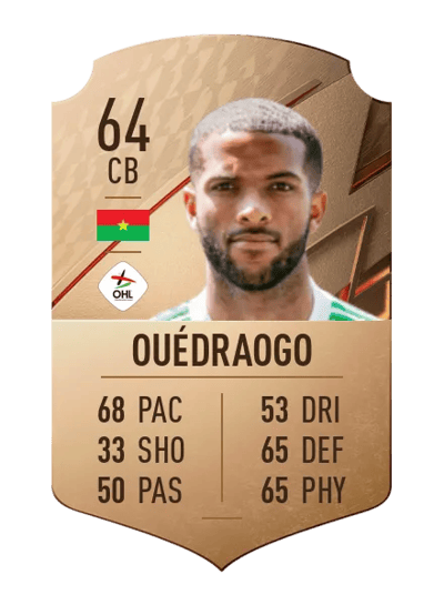 Dylan Ouédraogo Rare 64 OVR
