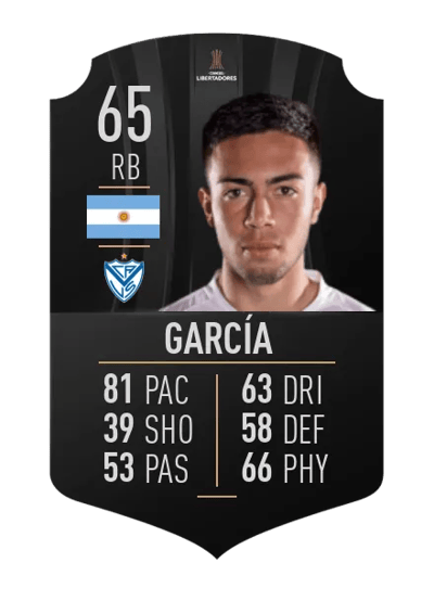 Joaquín García CONMEBOL LIBERTADORES 65 OVR