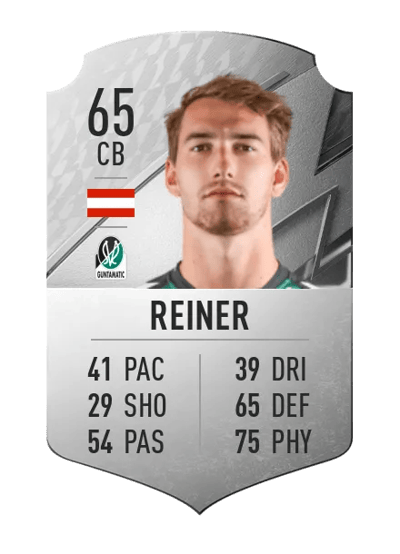 Constantin Reiner Rare 65 OVR