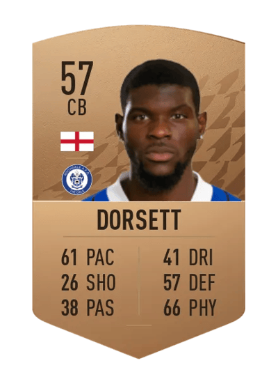 Jeriel Dorsett Common 57 OVR